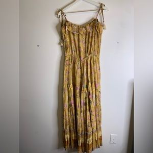 Large Spell and Gypsy butter yellow dress